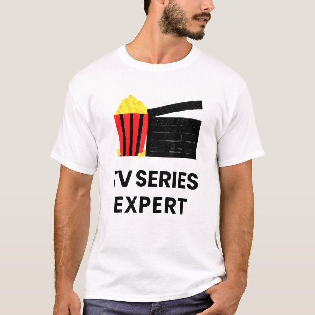 Camiseta Television Show Binge Watch Tv Series Expert Food  (Anverso)