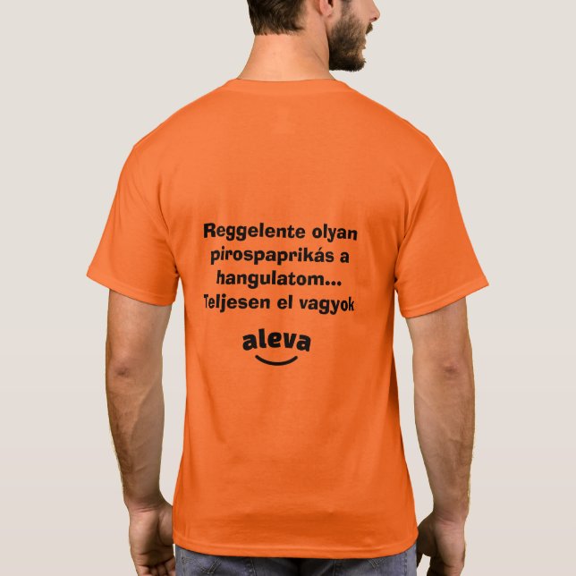 Camiseta Teljesen el vagyok aleva férfi rövidujjú (Reverso)