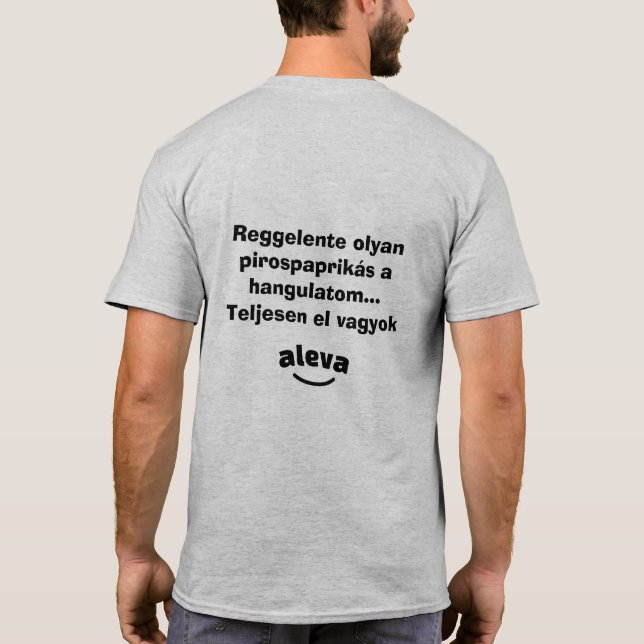 Camiseta Teljesen el vagyok aleva férfi rövidujjú (Reverso)