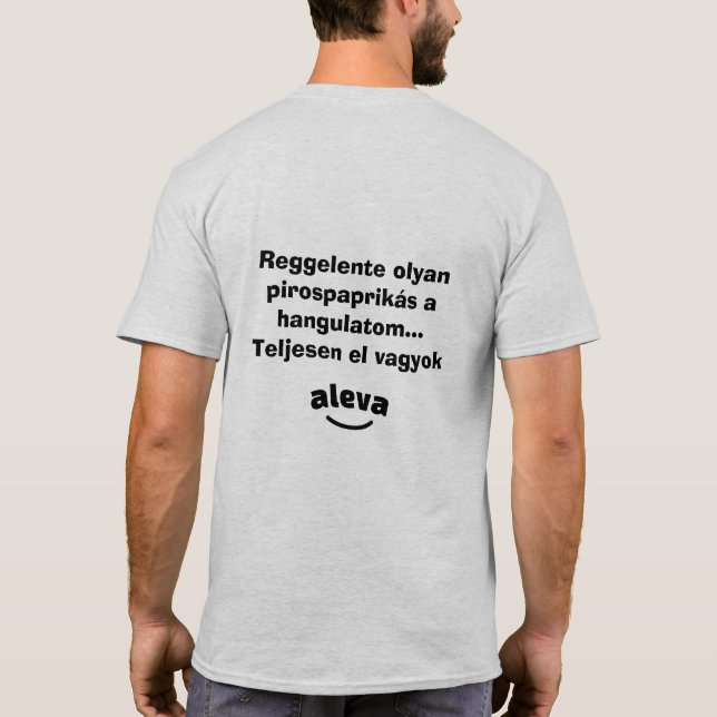 Camiseta Teljesen el vagyok aleva férfi rövidujjú (Reverso)