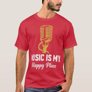 Camiseta Tell The Story Mic Music Is My Happy Place 2962
