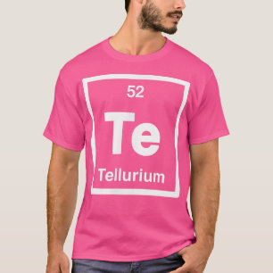 Camiseta Tellerium - Te - Tabla periódica de elementos - Ci