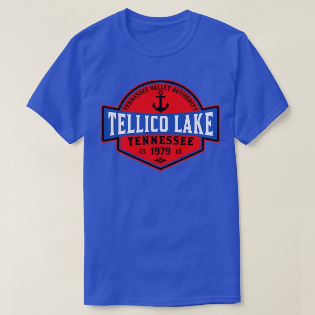 CAMISETA TELLICO LAKE TENNESSEE BOAT BOAT TENNESSEE VALL (Diseño del anverso)