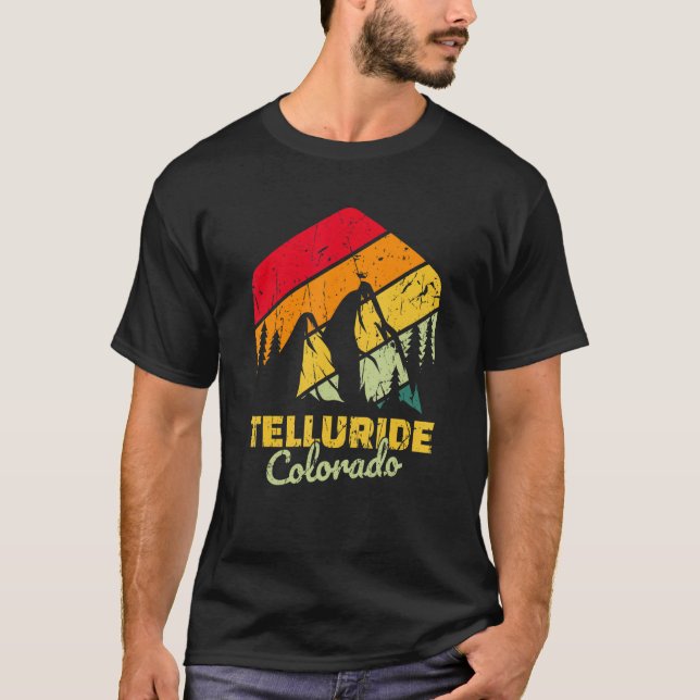 Camiseta Telluride Colorado Mountain Bear (Anverso)