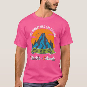 Camiseta Telluride Colorado Retro Montañas Telluride 1