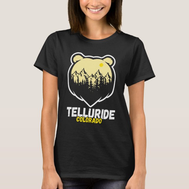 Camiseta Telluride Colorado Retro Montes Telluride 1 (Anverso)