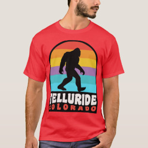 Camiseta Telluride Colorado Retro Sunset