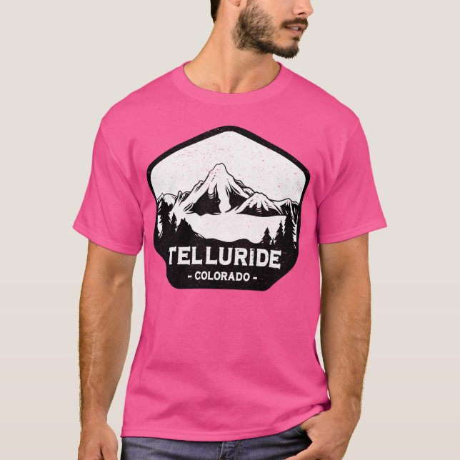 Camiseta Telluride Colorado San Juan Montañas activas (Anverso)