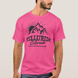 Camiseta Telluride Colorado San Juan Montañas activas
