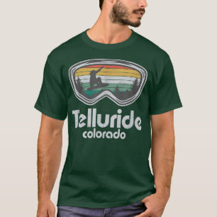 Camiseta Telluride Colorado Snowboarding Resort Retro Snowb