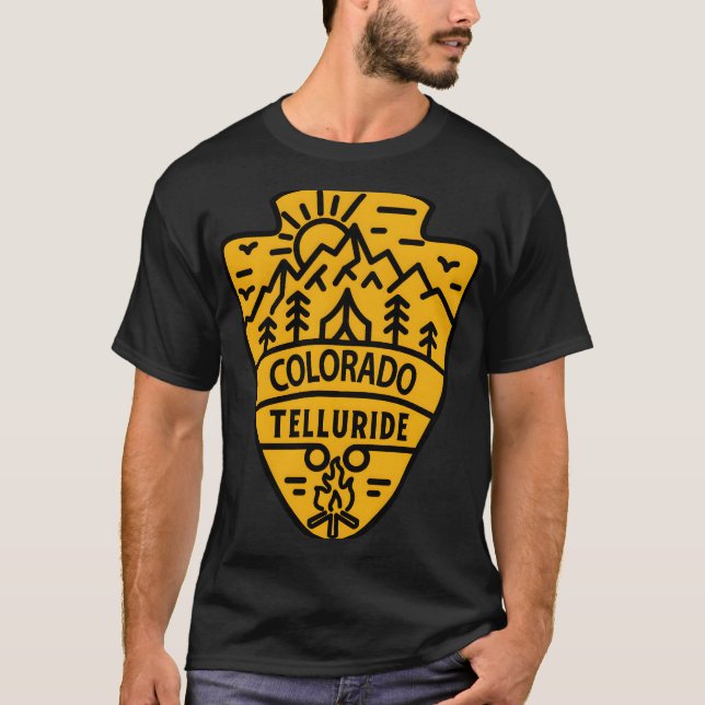 Camiseta Telluride Colorado � Spirit of the Mountains (Anverso)