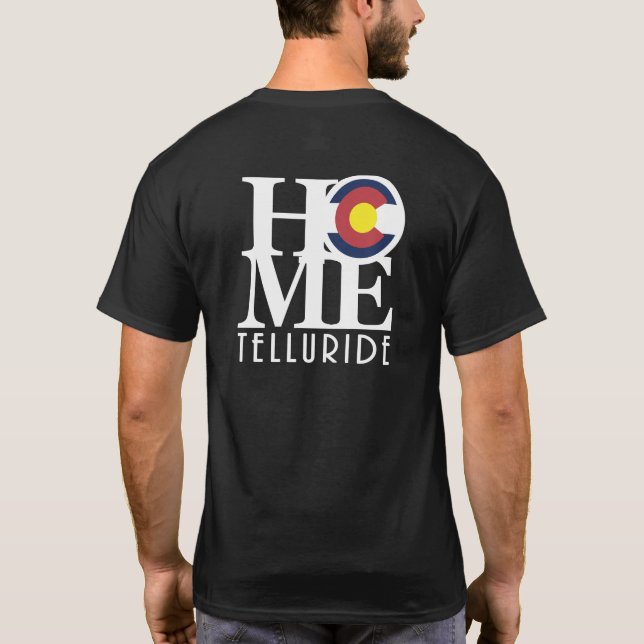 Camiseta Telluride HOME - impresión posterior (Reverso)