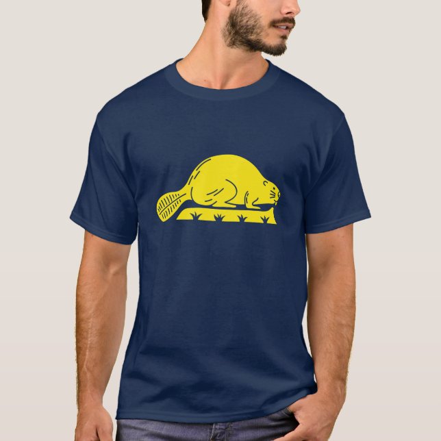 Camiseta Tema 01 de la bandera de Oregon (Anverso)