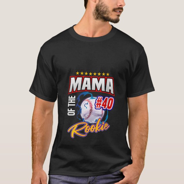 Camiseta Tema 40 De La Mamá Del Baloncesto De Cumpleaños (Anverso)