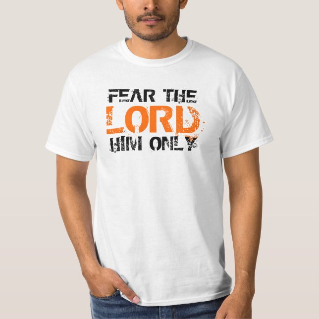 Camiseta Tema al señor Him Only (Anverso)