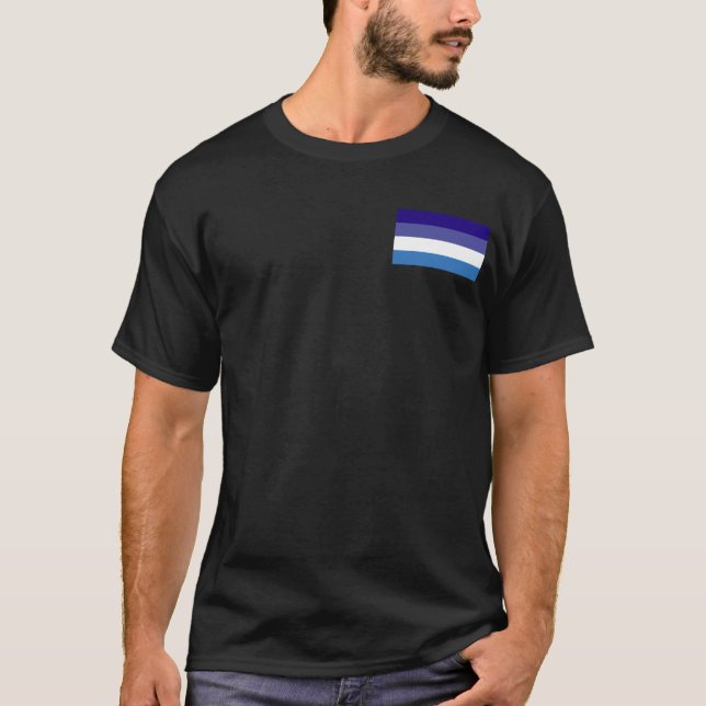Camiseta Tema brasileño de la bandera de G0YS (Anverso)