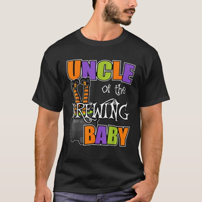 Camiseta Tema de Baby Shower del tío de la cría del bebé Ha (Anverso)