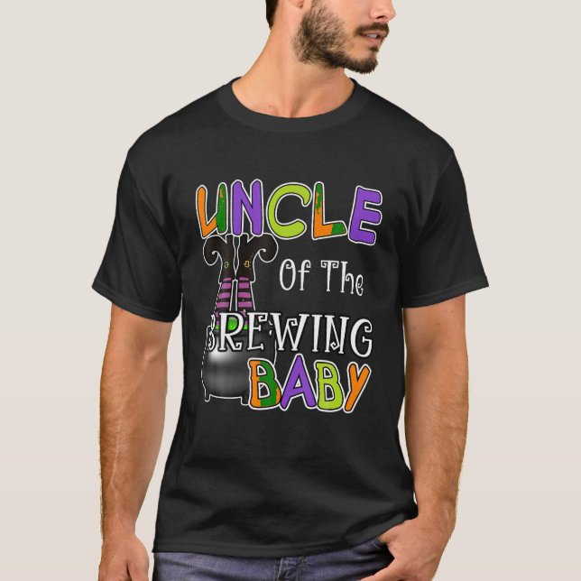 Camiseta Tema de Baby Shower del tío de la cría del bebé Ha (Anverso)