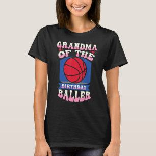 Camiseta Tema De Baloncesto De La Abuela Del Baller De Cump