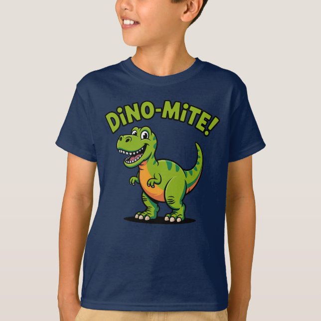 Camiseta Tema de dinosaurios (Anverso)
