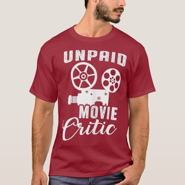 Camiseta Tema de directora de cine crítico de cine no remun (Anverso)