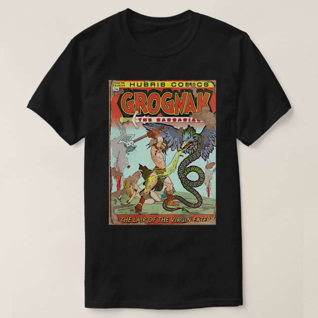Camiseta Tema de Grognak (Diseño del anverso)