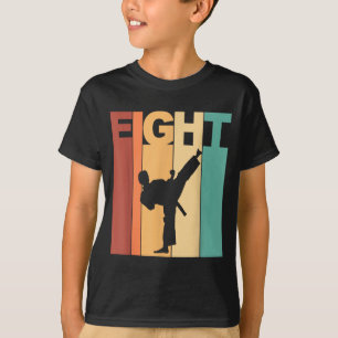 Camiseta Tema de Karate Taekwondo de 8º cumpleaños 8 años