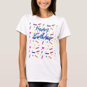Camiseta Tema de la fiesta de cumpleaños de Sweet Sprinkle