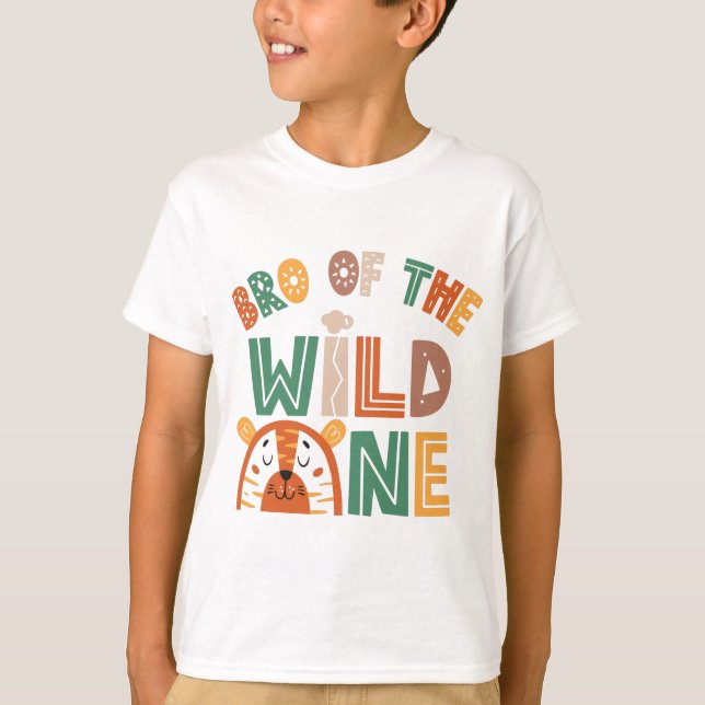 Camiseta Tema De La Selva Un Bro De La Selva Primer Cumplea (Anverso)