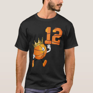 Camiseta Tema de los amantes del baloncesto de 12 años