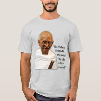 Camiseta Tema de Mahatma Gandhi