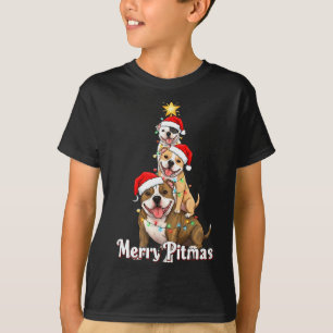 Camiseta Tema de Navidad Alegre Tmas Tbull para Perros Fest