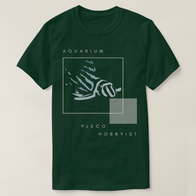 Camiseta Tema de Zebra Pleco (Diseño del anverso)