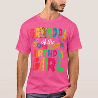 Camiseta Tema Del Abuelo Del Chica De Cumpleaños Feliz Bday