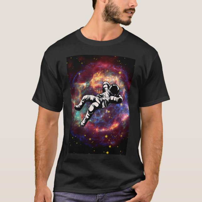 Camiseta Tema del astronauta (Anverso)