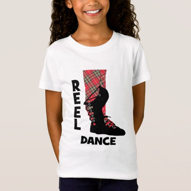 Camiseta Tema del baile rural de Reel Dance Scottish (Anverso)