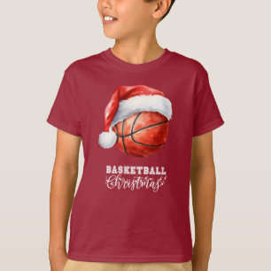 Camiseta Tema del baloncesto para Fiesta de Navidades