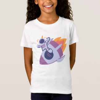 Camiseta Tema del cohete espacial