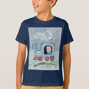Camiseta Tema del cumpleaños del tren ferroviario Lover