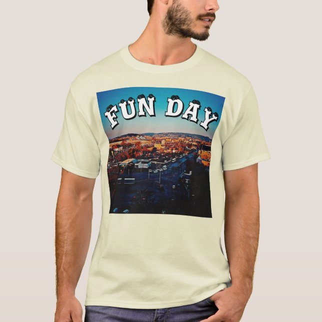 Camiseta Tema del Día de la Diversión (Anverso)