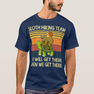 Camiseta Tema del equipo de eslogan de senderismo: Llegarem