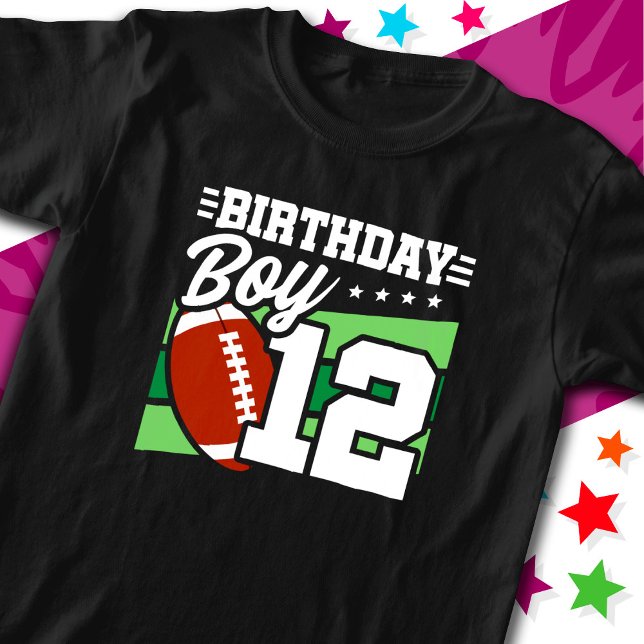 Camiseta Tema del Fiesta de fútbol de 12 años 12º cumpleaño (Subido por el creador)