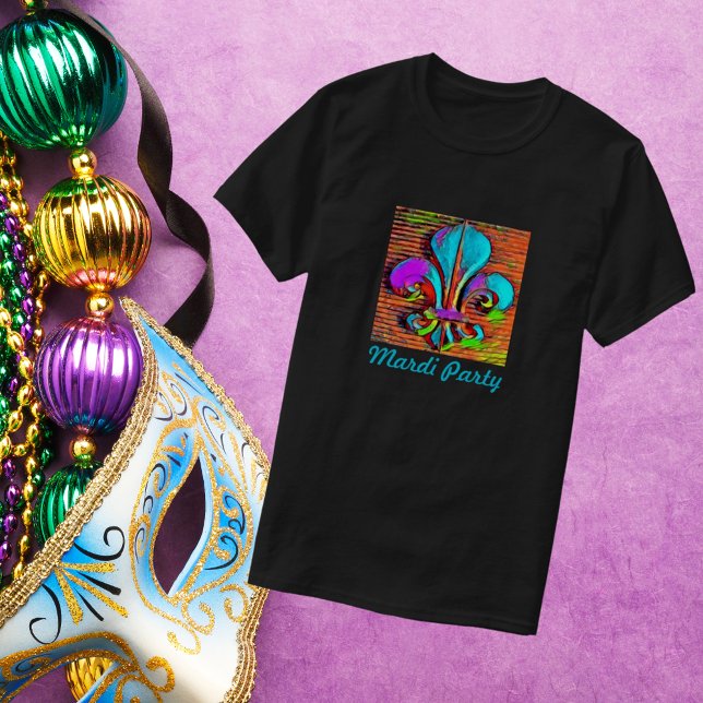 Camiseta Tema del Fiesta del Divertido Mardi Gras (Subido por el creador)