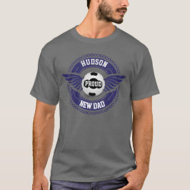 Camiseta Tema del fútbol del nuevo papá orgulloso y persona