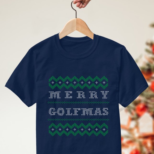 Camiseta Tema del golf Merry Golfmas Holiday T-Shirt (Merry Golfmas! Perfect shirt to wear during the festive season)