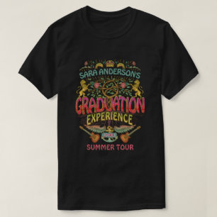 Camiseta Tema del logotipo del concierto de la banda de gra