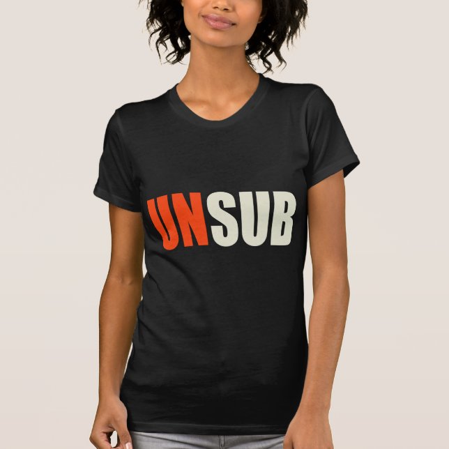 Camiseta Tema el desconocido de Unsub (Anverso)