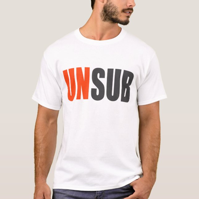 Camiseta Tema el desconocido de Unsub (Anverso)
