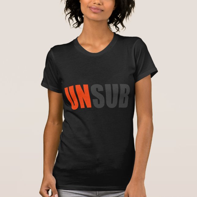 Camiseta Tema el desconocido de Unsub (Anverso)