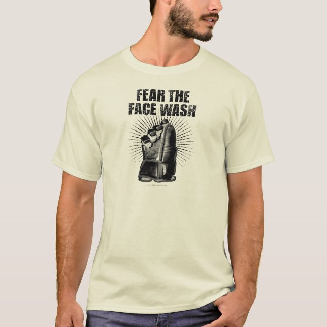 Camiseta Tema el lavado de la cara (el hockey) (Anverso)